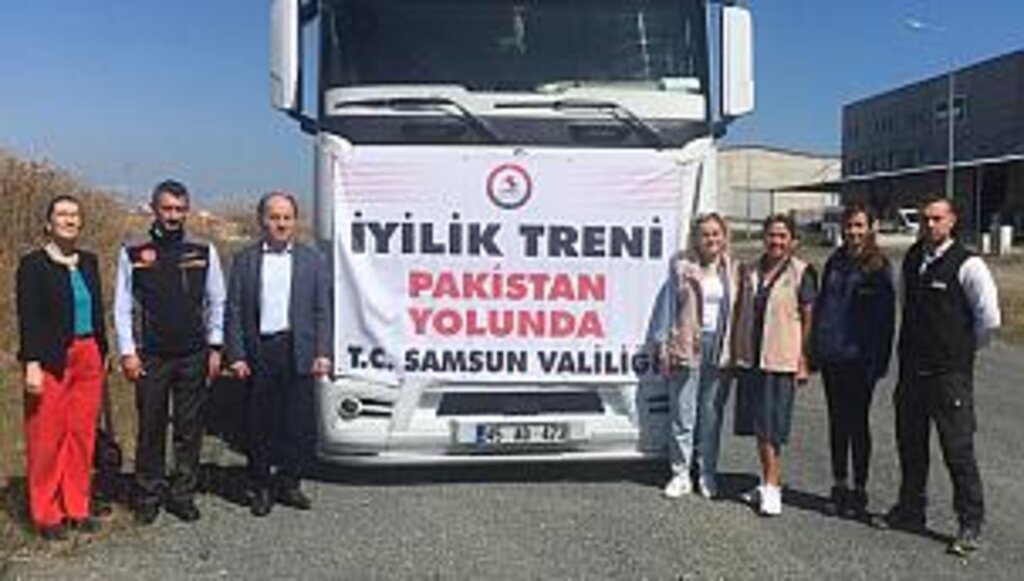 Tarihinin en büyük felaketini yaşayan Pakistan halkına Samsun'dan yardım eli