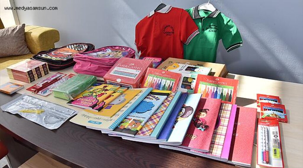 Tekkeköy Belediyesi’nden binlerce öğrenciye kırtasiye desteği