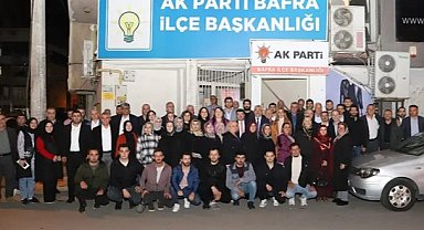 Ak Parti'den Bafra'ya çıkarma onlarca eve misafir oldular