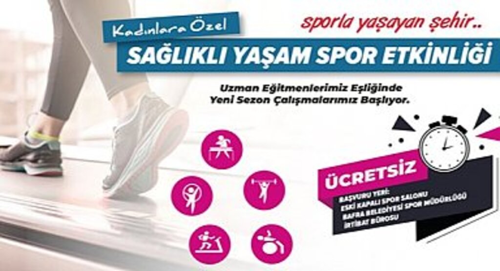 Bafra'da kadınlara özel sağlıklı yaşam etkinliği başlıyor