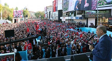 Cumhurbaşkanı Erdoğan 500 bin konutun temeli atma törenine katıldı