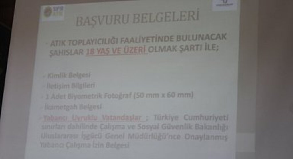 Tekkeköy Belediyesi'nde Atık Toplayıcılarına Düzenleme