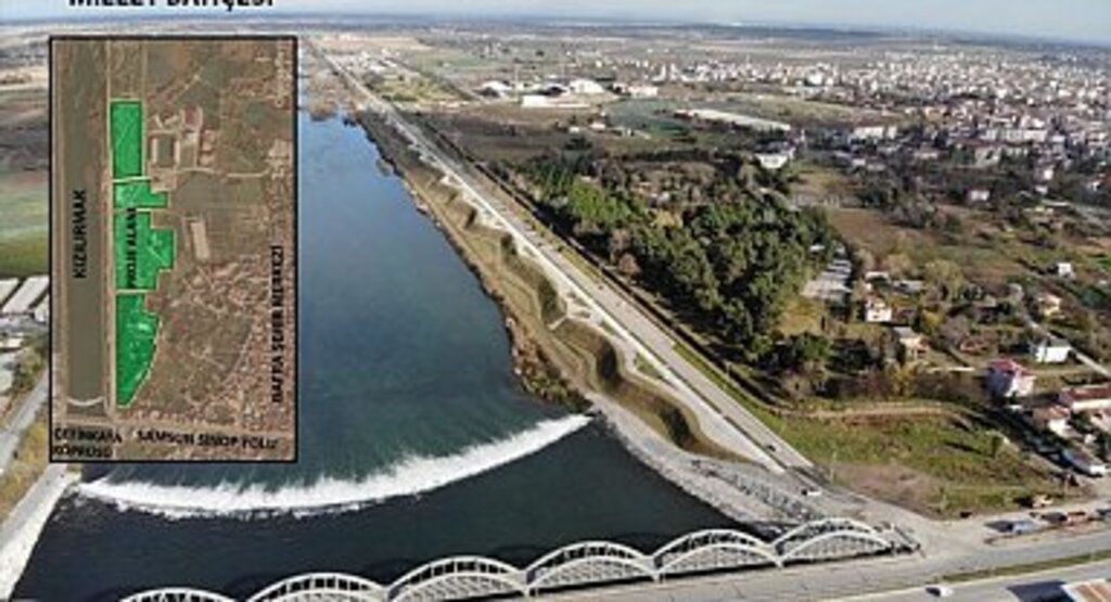 BAFRA MİLLET BAHÇESİNE KAVUŞUYOR