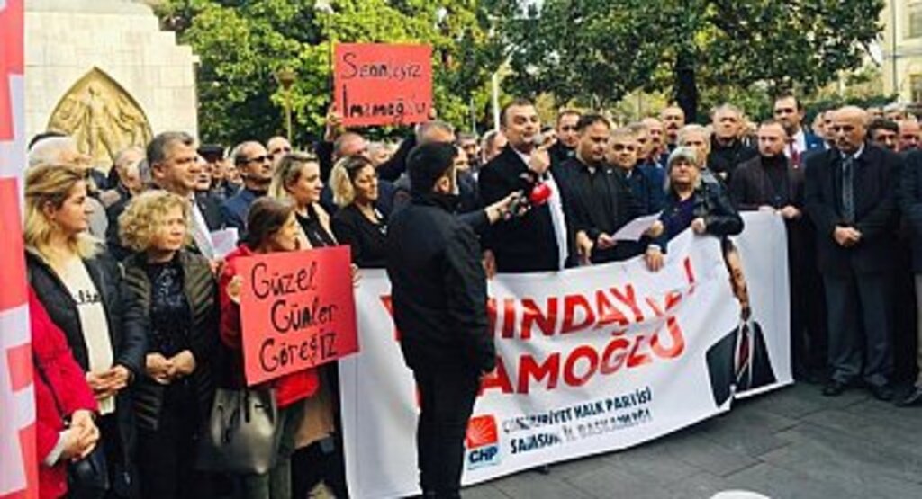 CHP Samsun Teşkilatından İmamoğlu'na Destek 