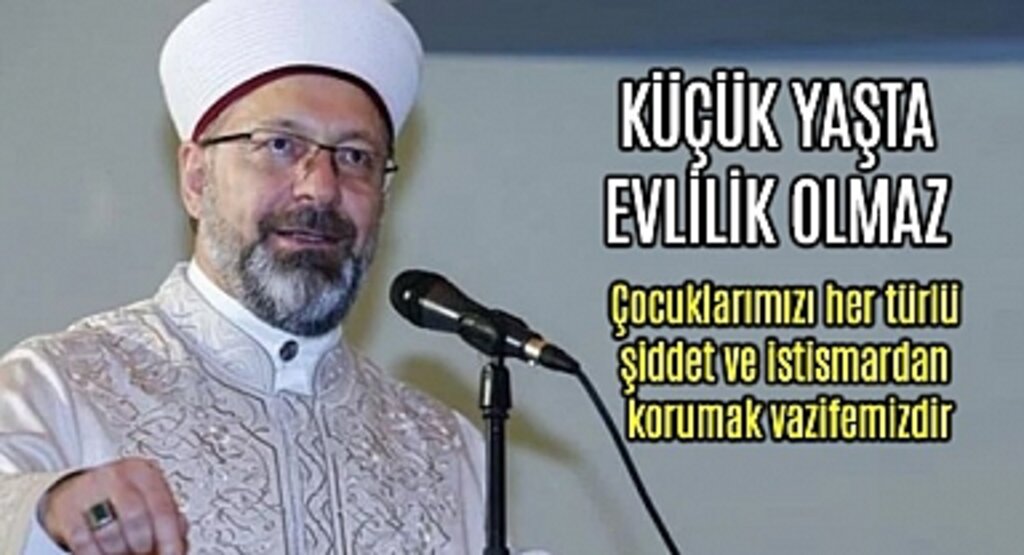 Diyanet, Küçük yaşta evlilik olmaz 
