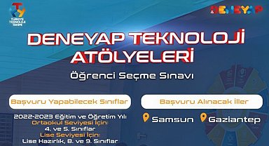 Samsun'da Bilim Merkezleri ve Keşif Kampüsleri Öğrenci Alımına Başladı