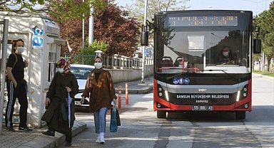 Samsun'da Otobüs Güzergahlarında Değişiklik