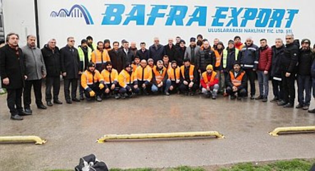 BAFRA BELEDİYESİ YARDIM VE DESTEK EKİBİ YOLA ÇIKTI