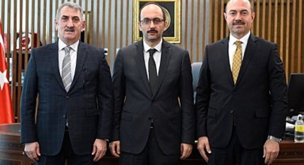 Köktaş'tan DSİ Genel Müdürlüğüne atanan Mehmet Akif Balta'ya ziyaret 