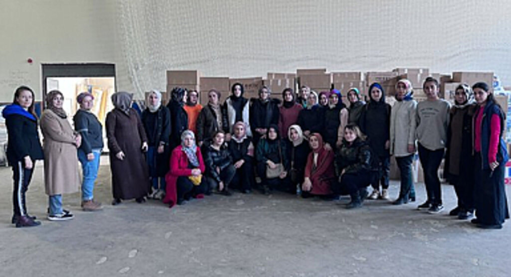  SAMSUN AK KADINLARDAN ADIYAMAN'A DESTEK KÖPRÜSÜ  