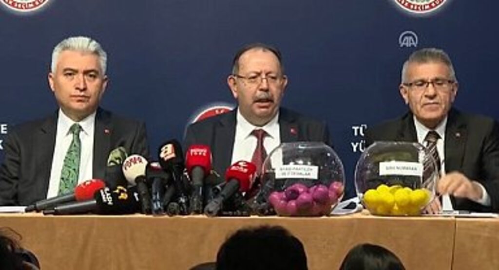 İttifakların ve Partilerin Seçim Sıralaması Belli Oldu