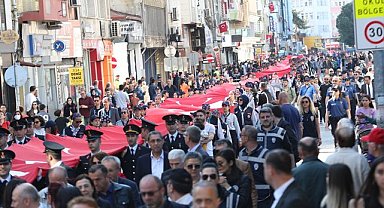 Samsun 1919 metrelik Türk bayrağıyla yürüyecek