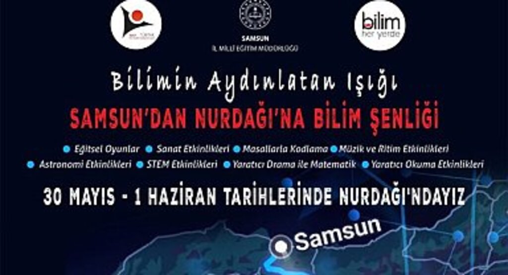 SAMSUN NURDAĞI’NDA BİLİM ŞENLİĞİ DÜZENLİYOR