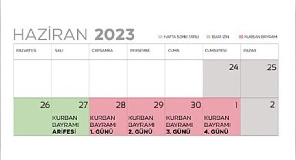 Bayram Tatili 9 Güne Çıkarıldı