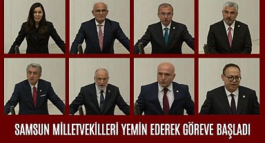 Samsun Milletvekilleri Yemin Ederek Göreve Başladı