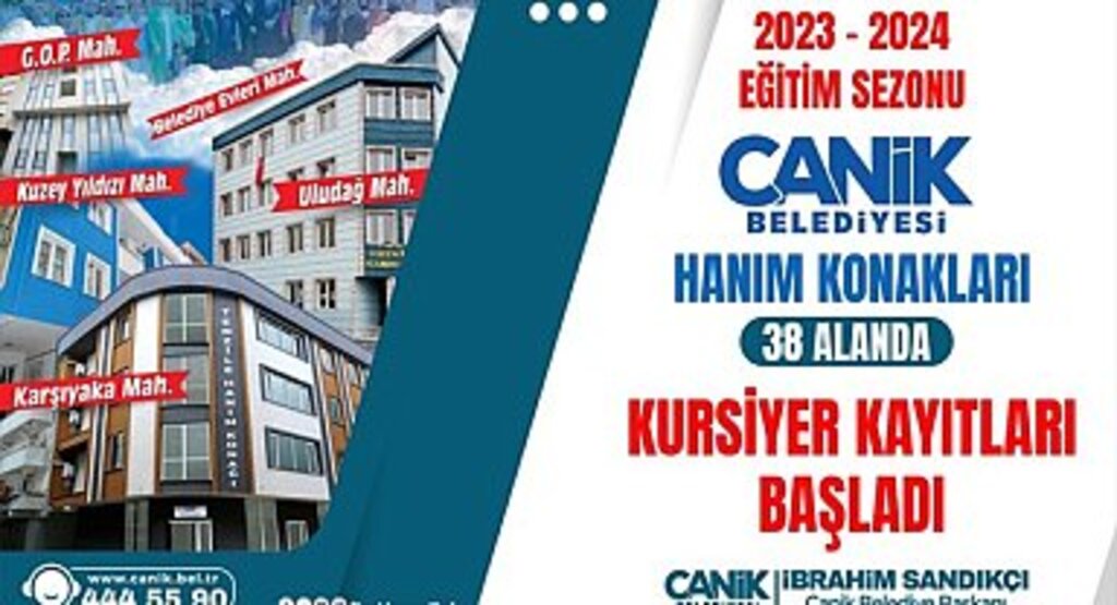 Canik Hanım Konakları’nda kursiyer kayıtları başladı