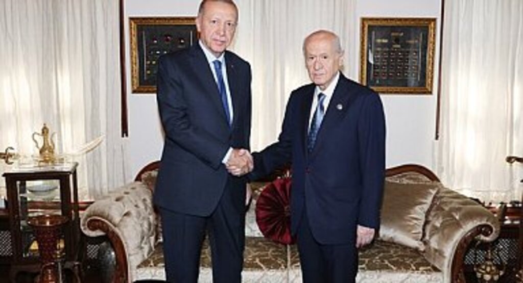 Erdoğan ve Bahçeli Yerel Seçimler İçin Bir Araya geldi