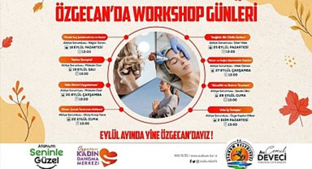 Atakum'da sağlıktan güzelliğe atölye çalışmaları başlıyor