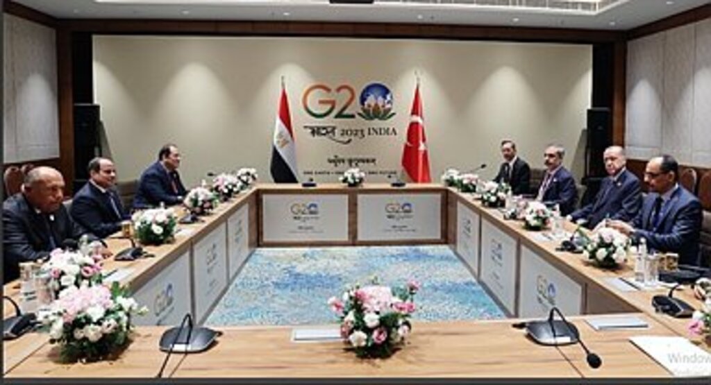 Cumhurbaşkanı Erdoğan, Mısır Cumhurbaşkanı Sisi ile görüştü