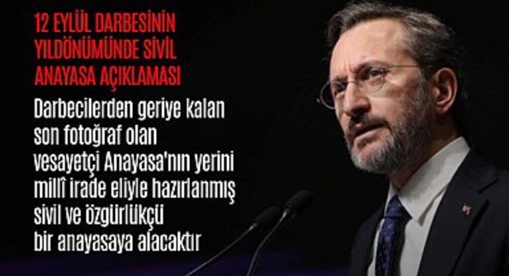 Fahrettin Altun: Darbecilerin Mirası Anayasayı Sivil Anayasa İle Değiştireceğiz