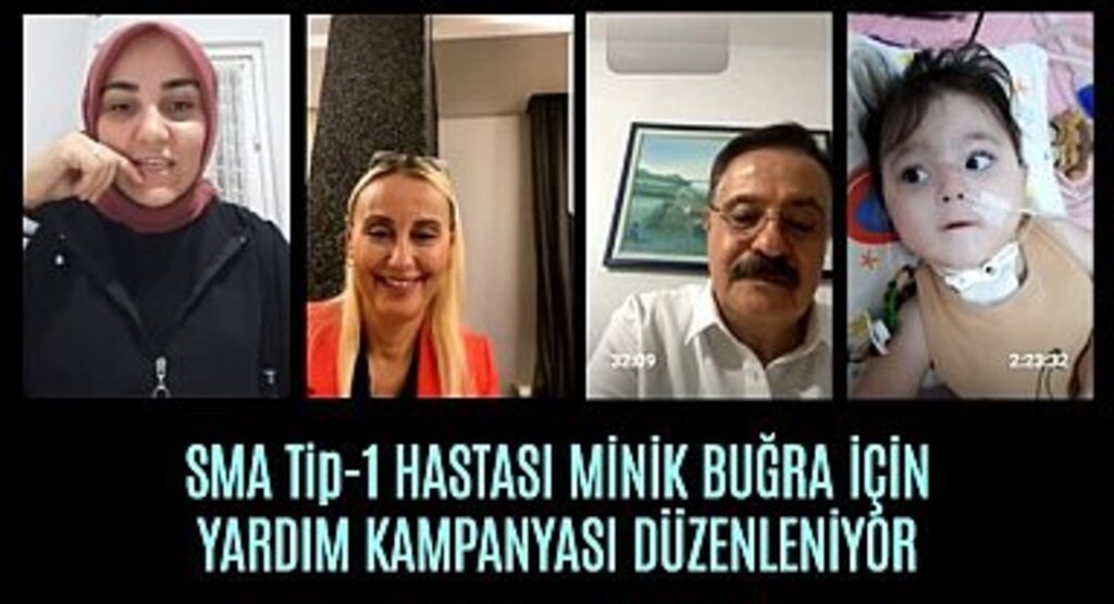 SMA'lı minik Buğra için yardım kampanyasına çağrı