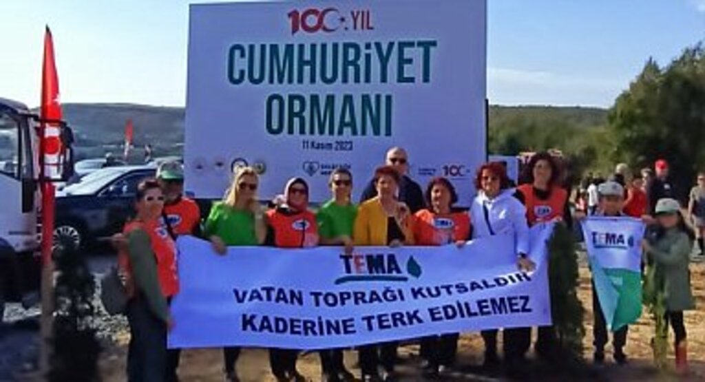 Samsun'da 100 bin Fidan Toprakla Buluştu