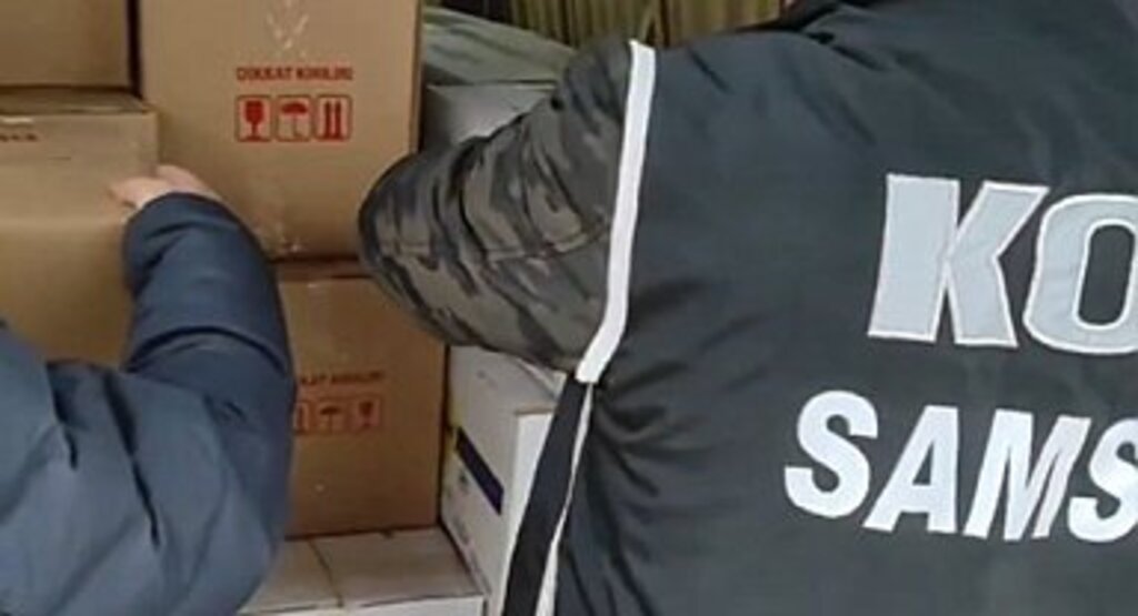 Samsun'da Sahte Alkol Üretimi Yapanlara Operasyon