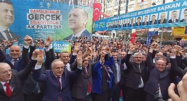 AK PARTİ SAMSUN SEÇİM KOORDİNASYON MERKEZİ'NE COŞKULU AÇILIŞ 