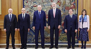 Cumhurbaşkanı Erdoğan, İspanya Kralı ile Filistin'i Görüştü
