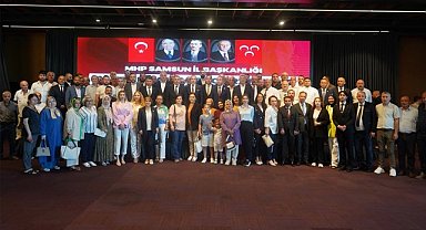 MHP Samsun Teşkilatı Bayramlaşma Programında Bir Araya Geldi
