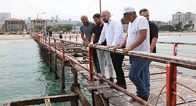 Atakum Halk İskelesi yeniden hizmete açılıyor