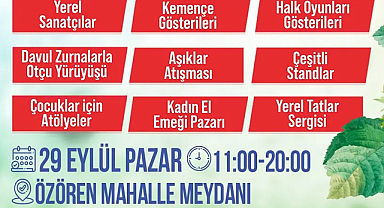 Atakum Belediyesi 1. Fındık Festivali başlıyor