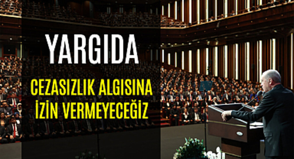 Cumhurbaşkanı Erdoğan: Toplumda cezasızlık algısına izin vermeyeceğiz