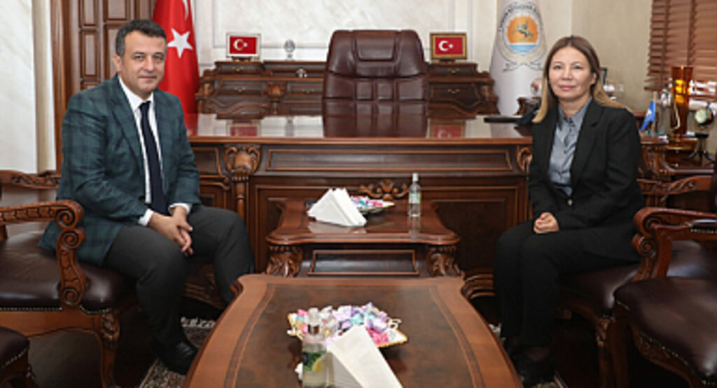 OMÜ Rektörü Prof. Dr. Fatma Aydın Başkan Doğan'ı Ziyaret Etti