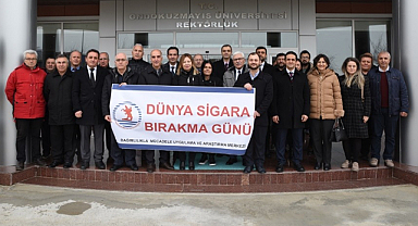 OMÜ’den Sigarasız Gelecek İçin Doğa Yürüyüşü