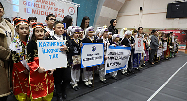 Samsun Okullar Arası Halk Oyunları İl Birinciliği tamamlandı