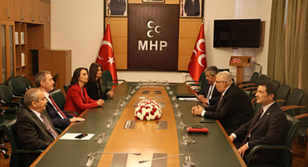 DEM PARTİ MHP HEYETİ İLE GÖRÜŞTÜ