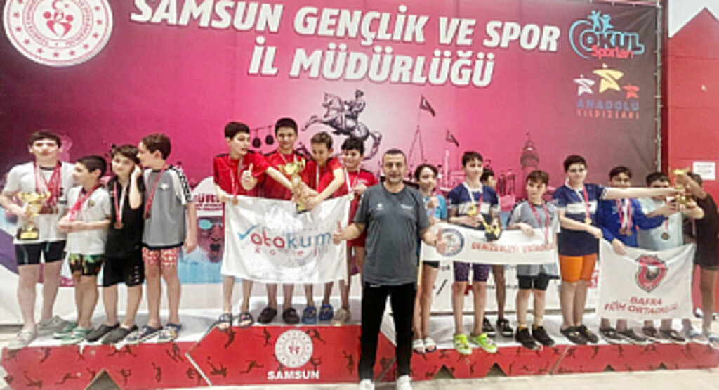 Okul Sporları Yüzmede Samsun'u Temsil Edecek Sporcular Belli Oldu