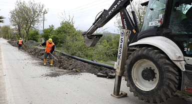 ALAÇAM’IN İÇME VE YAĞMUR SUYU HATLARI YENİLENİYOR