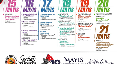 Atakum Belediyesinden dolu dolu 19 Mayıs programı