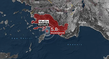 Marmaris 5.8 deprem bilançosu: 1 ölü 69 yaralı