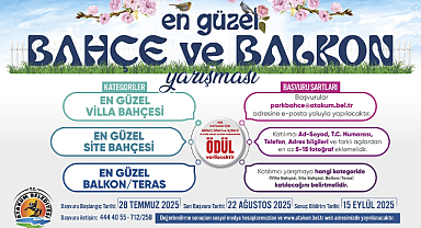 Atakum Belediyesinden ‘En Güzel Balkon ve Bahçe Yarışması’