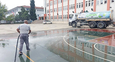 Canik'te Okullar Yeni Eğitim Yılına Hazırlanıyor