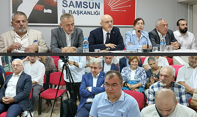 CHP Aynı Kafa: Samsun vekili kenarda oturdu Samsun'un sorunlarını başka illerin vekilleri ile çözmeye çalıştı