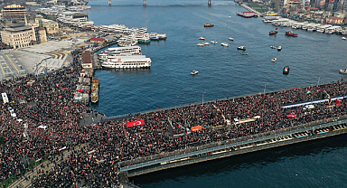 İstanbul’da Filistin’e destek yürüyüşü 