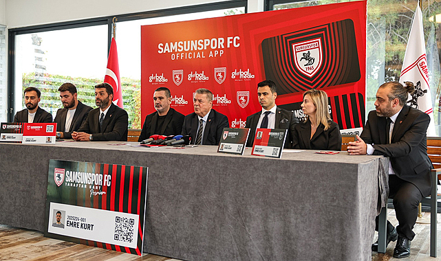 Samsunspor Mobil Uygulaması ve Taraftar Kartın Tanıtımı Yapıldı