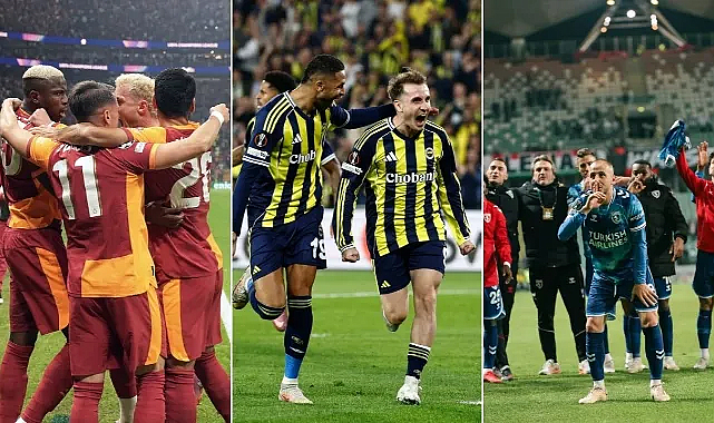 Avrupa’da zafer haftası: Temsilcilerimiz 3’te 3 yaptı
