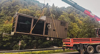 Fırtına Vadisi’nde izinsiz ve riskli yapılar tek tek kaldırılıyor