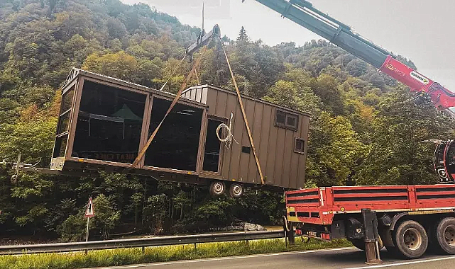 Fırtına Vadisi’nde izinsiz ve riskli yapılar tek tek kaldırılıyor