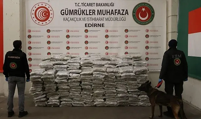 Kapıkule ve İpsala’da tırlara gizlenmiş 524 kilo uyuşturucu yakalandı